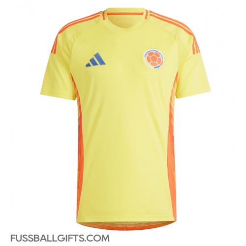 Kolumbien Fußballbekleidung Heimtrikot Copa America 2024 Kurzarm